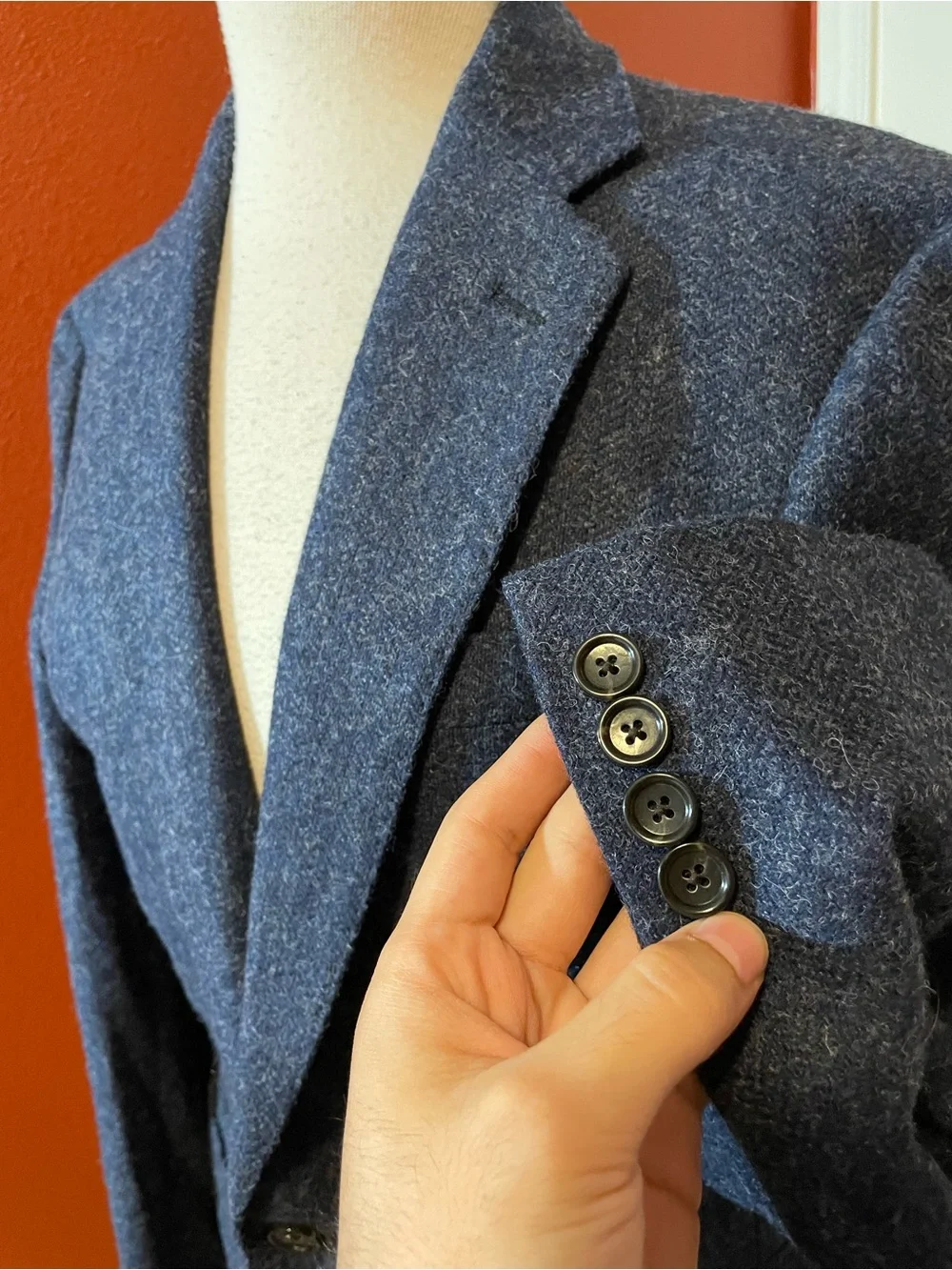 J Crew Men’s Ludlow Moon British Cloth Slim Fit Two Button Sport Coat Blazer